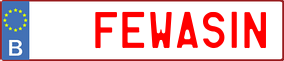 Truck License Plate
